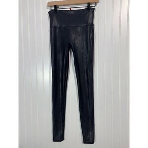 SPANX Shiny Black Leggings